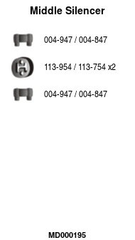 Silencieux central FA1 MD000195