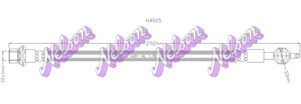 Flexible de frein KAWE H4815