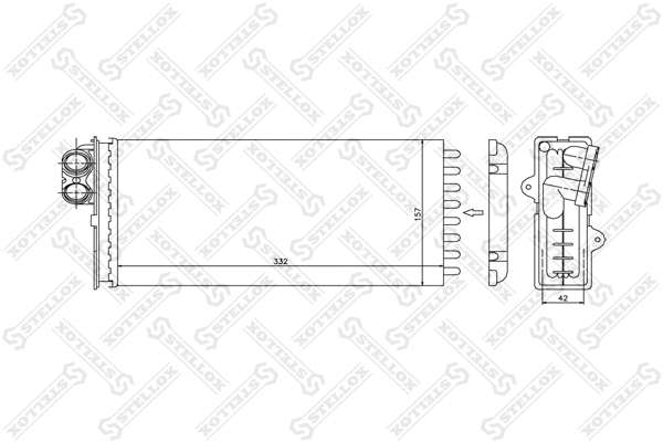 Système de chauffage STELLOX 10-35177-SX