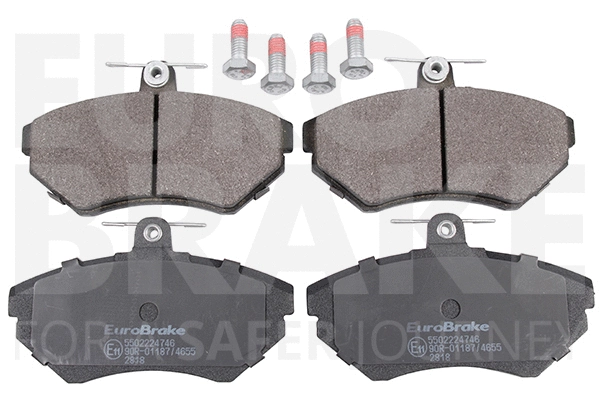 Kit de plaquettes de frein, frein à disque EUROBRAKE 5502224746