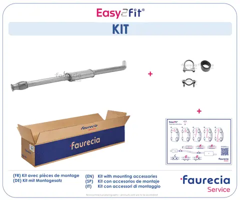 Silencieux avant Faurecia FS55431