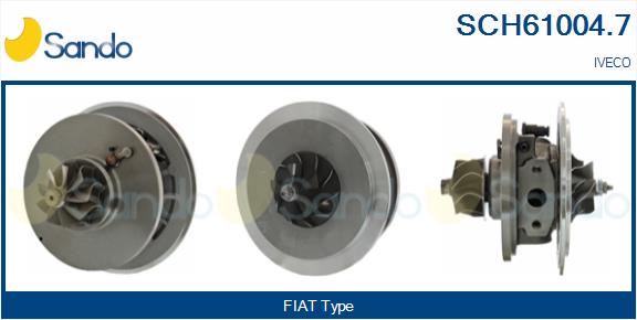 Groupe carter, turbocompresseur SANDO SCH61004.7