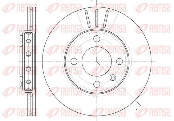 Disque de frein REMSA 6426.10