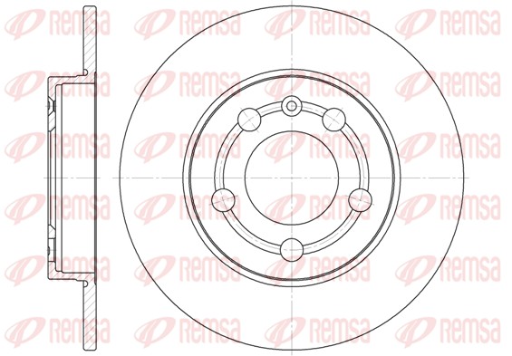Disque de frein REMSA 6718.00
