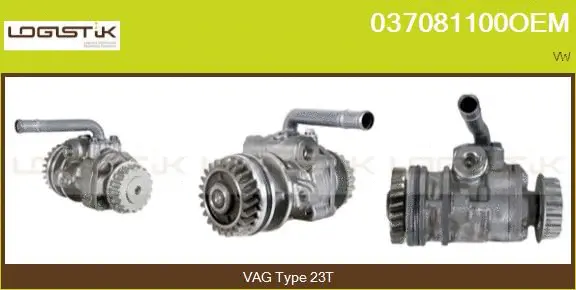 Pompe hydraulique, direction LGK 037081100OEM