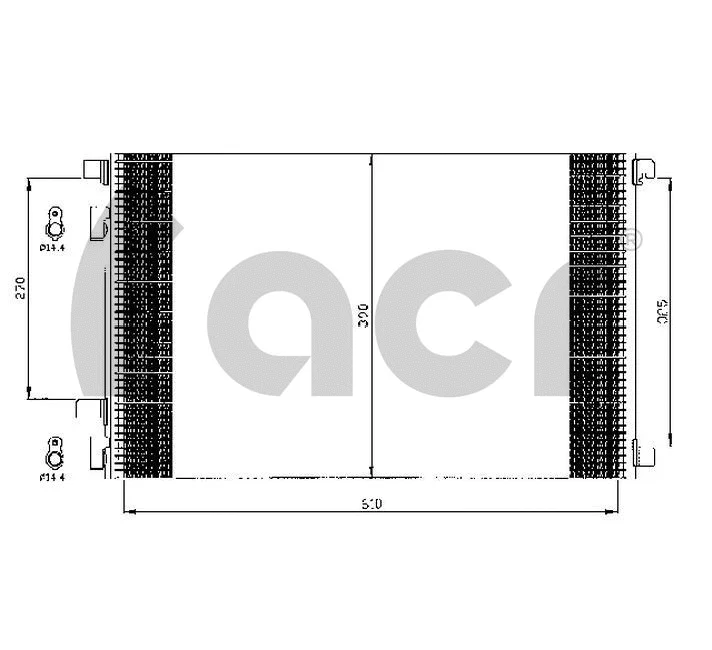 Condenseur, climatisation ACR 300496