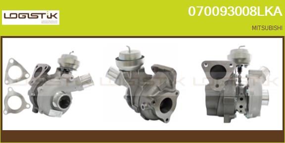 Turbocompresseur, suralimentation LGK 070093008LKA