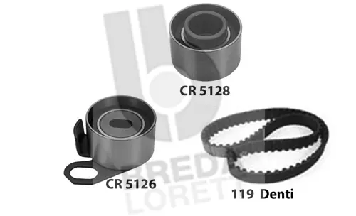 Kit de courroie crantée BREDA LORETT KCD0710