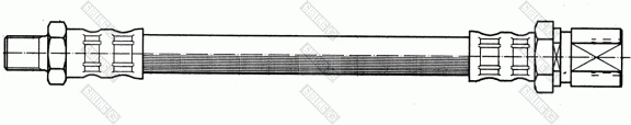 Flexible de frein GIRLING 9002119