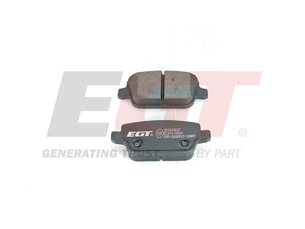 Kit de plaquettes de frein, frein à disque EGT 321043EGT