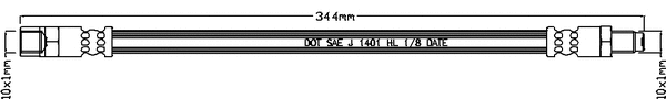 Flexible de frein JURATEK JBH1210