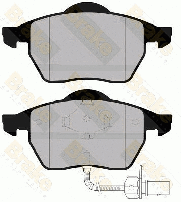 Kit de plaquettes de frein, frein à disque Brake ENGINEERING PA1165