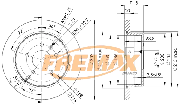 Disque de frein FREMAX BD-9049