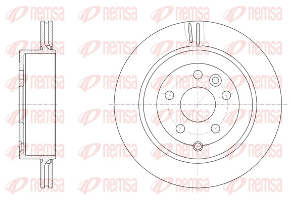 Disque de frein REMSA 61868.10