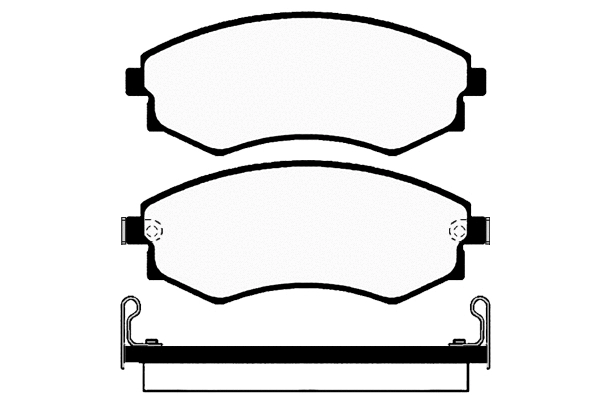 Kit de plaquettes de frein, frein à disque Technika 01581