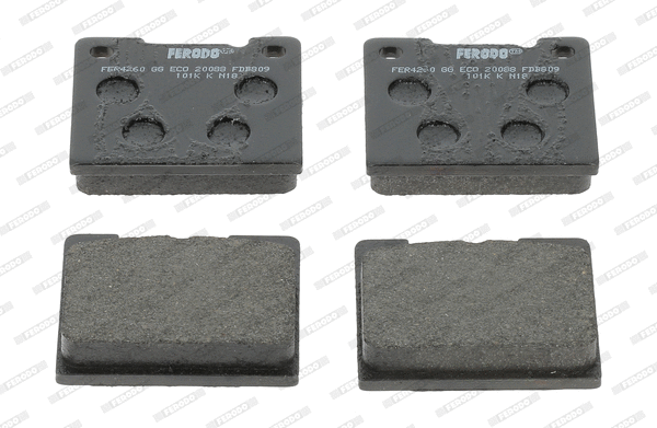 Kit de plaquettes de frein, frein à disque FERODO FDB809M