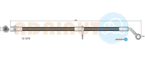 Flexible de frein ADRIAUTO 12.1279