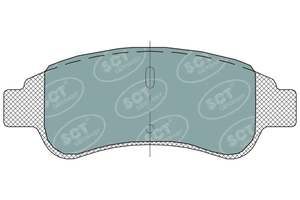 Kit de plaquettes de frein, frein à disque SCT - MANNOL SP 314 PR
