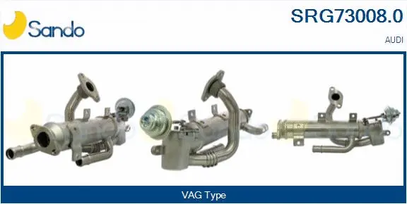 Radiateur, réaspiration des gaz d'échappement SANDO SRG73008.0