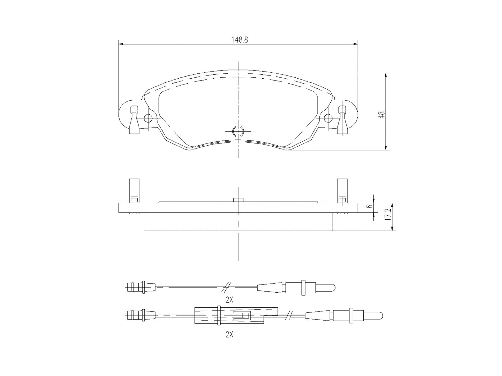 Kit de plaquettes de frein, frein à disque A.Z. Meisterteile AZMT-44-022-1084