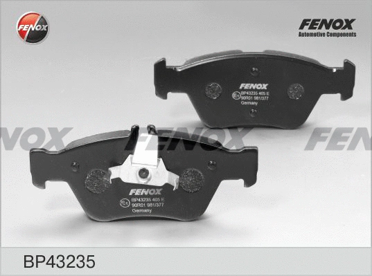 Kit de plaquettes de frein, frein à disque FENOX BP43235