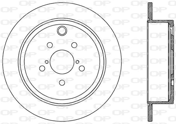 Disque de frein OPEN PARTS BDR2541.10
