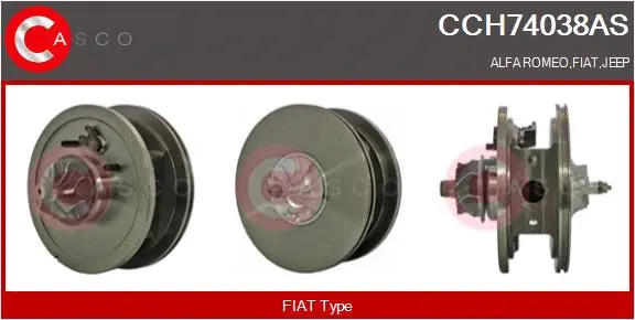 Groupe carter, turbocompresseur CASCO CCH74038AS