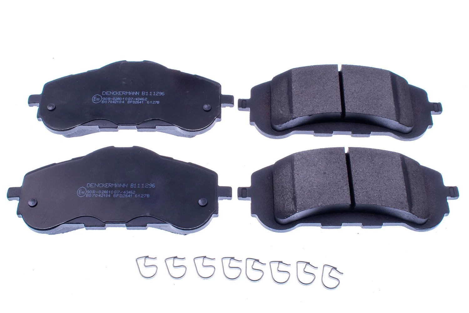 Kit de plaquettes de frein, frein à disque DENCKERMANN B111296