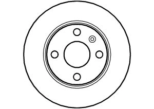 Disque de frein ABTEX BD1014S