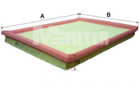 Filtre à air MFILTER K 211
