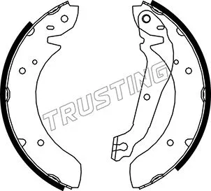 Jeu de mâchoires de frein TRUSTING 049.171