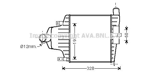 Refroidisseur d'air de suralimentation PRASCO OLA4415