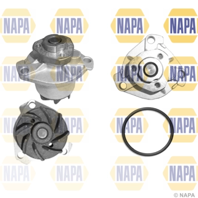 Pompe à eau, refroidissement du moteur NAPA NWP1018