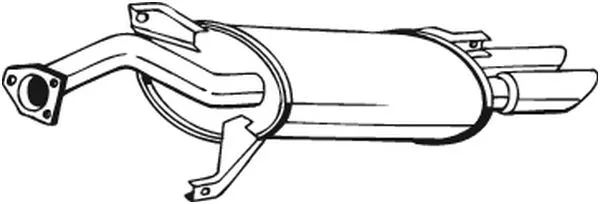 Silencieux arrière BOSAL 177-243
