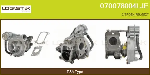 Turbocompresseur, suralimentation LGK 070078004LJE