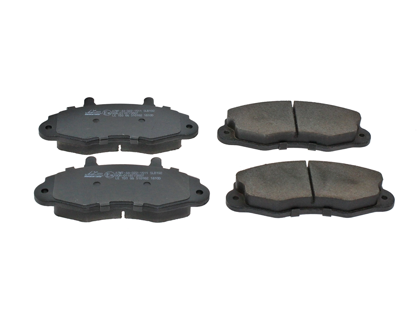 Kit de plaquettes de frein, frein à disque A.Z. Meisterteile AZMT-44-022-1511