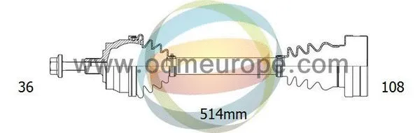 Arbre de transmission 4X4 ESTANFI EST-18-211790
