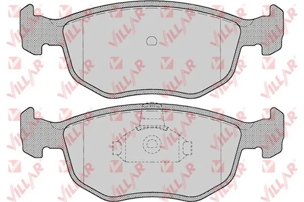Kit de plaquettes de frein, frein à disque VILLAR 626.0715