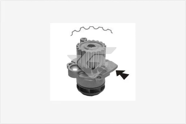 Pompe à eau, refroidissement du moteur HUTCHINSON WP0057V