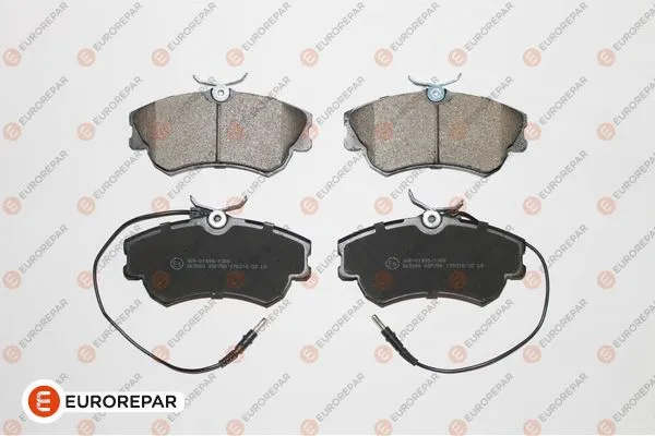 Kit de plaquettes de frein, frein à disque EUROREPAR 1617254680