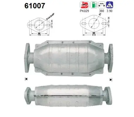 Catalyseur AS 61007