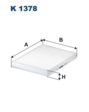 Filtre, air de l'habitacle FILTRON K 1378