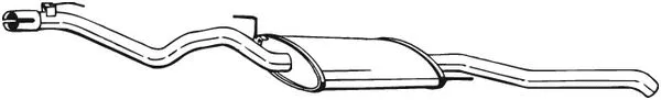 Silencieux arrière BOSAL 285-703