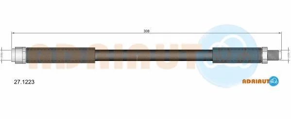 Flexible de frein ADRIAUTO 27.1223