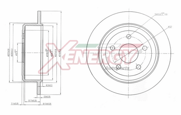 Disque de frein AP XENERGY X601503
