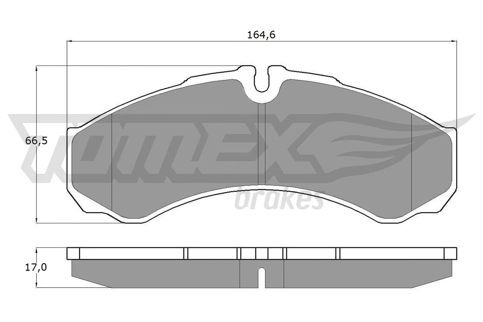 Kit de plaquettes de frein, frein à disque TOMEX Brakes TX 11-11