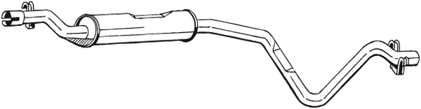 Silencieux central KLOKKERHOLM 282-247