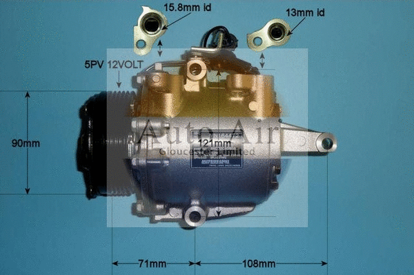 Compresseur, climatisation AUTO AIR GLOUCESTER 14-2063