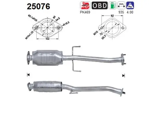 Catalyseur AS 25076