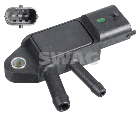 Capteur, pression des gaz échappement SWAG 55 10 3171